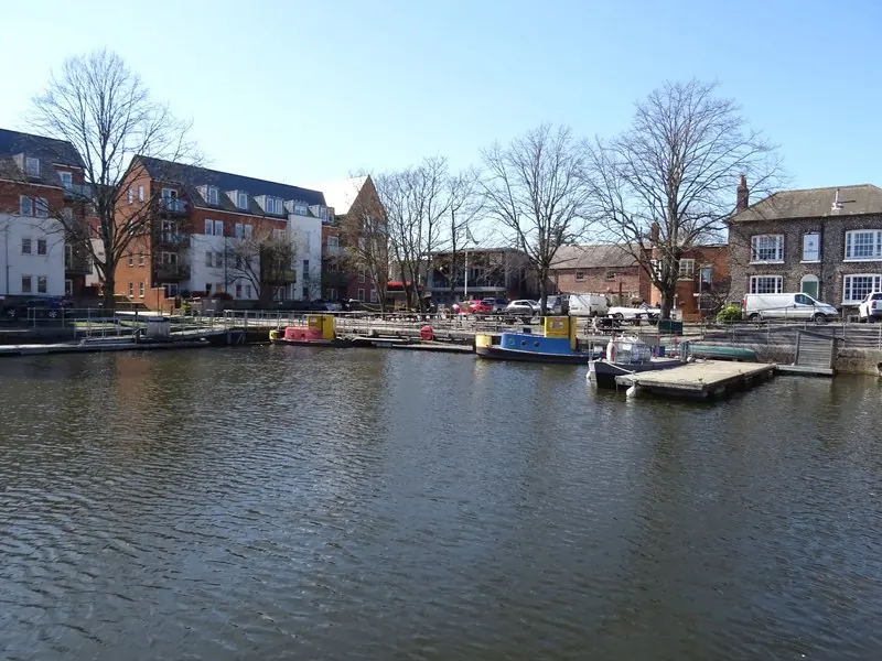Boats in Chichester Canal basin