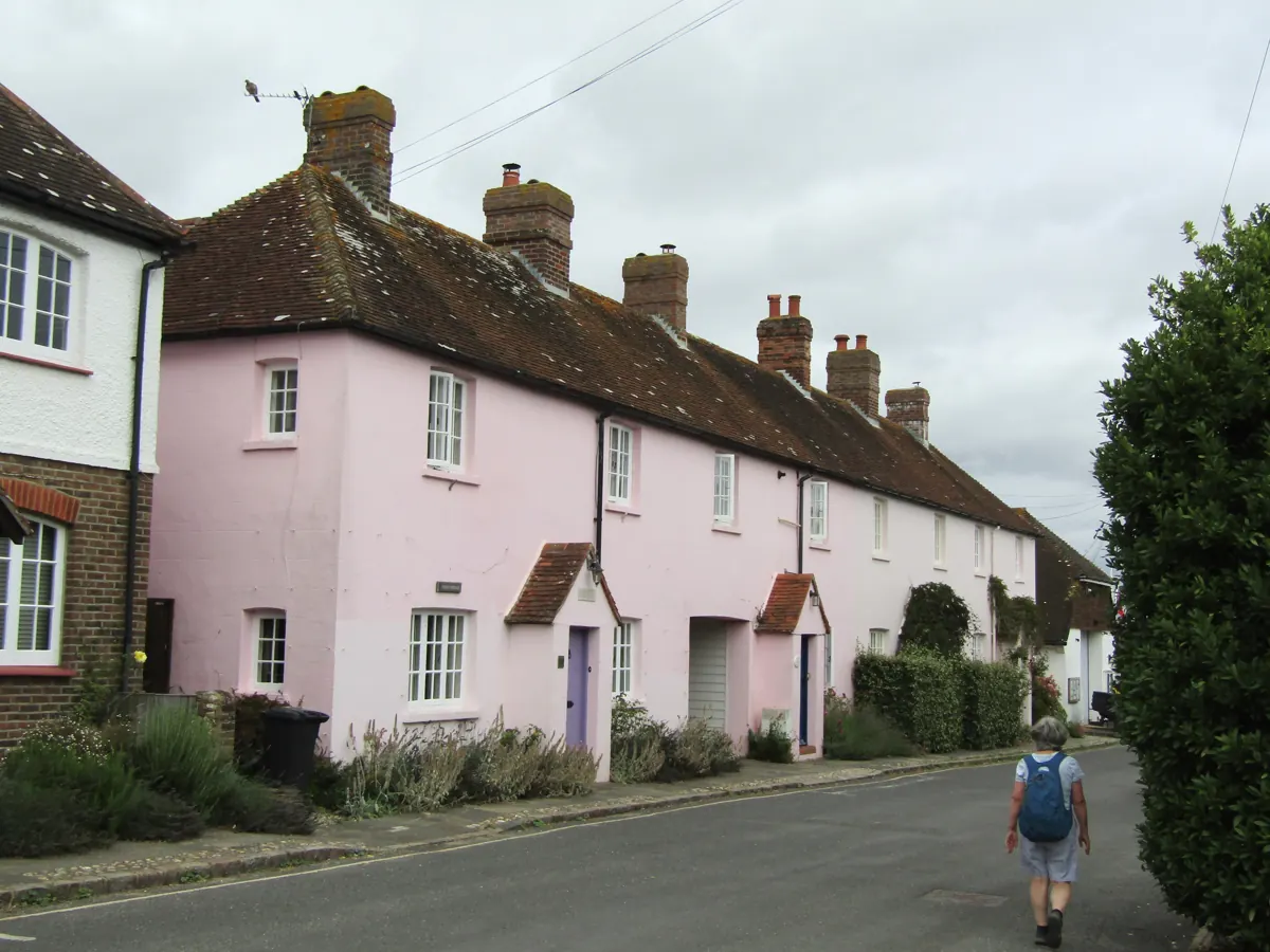 A terrace of old cottages on The Street, West Itchenor