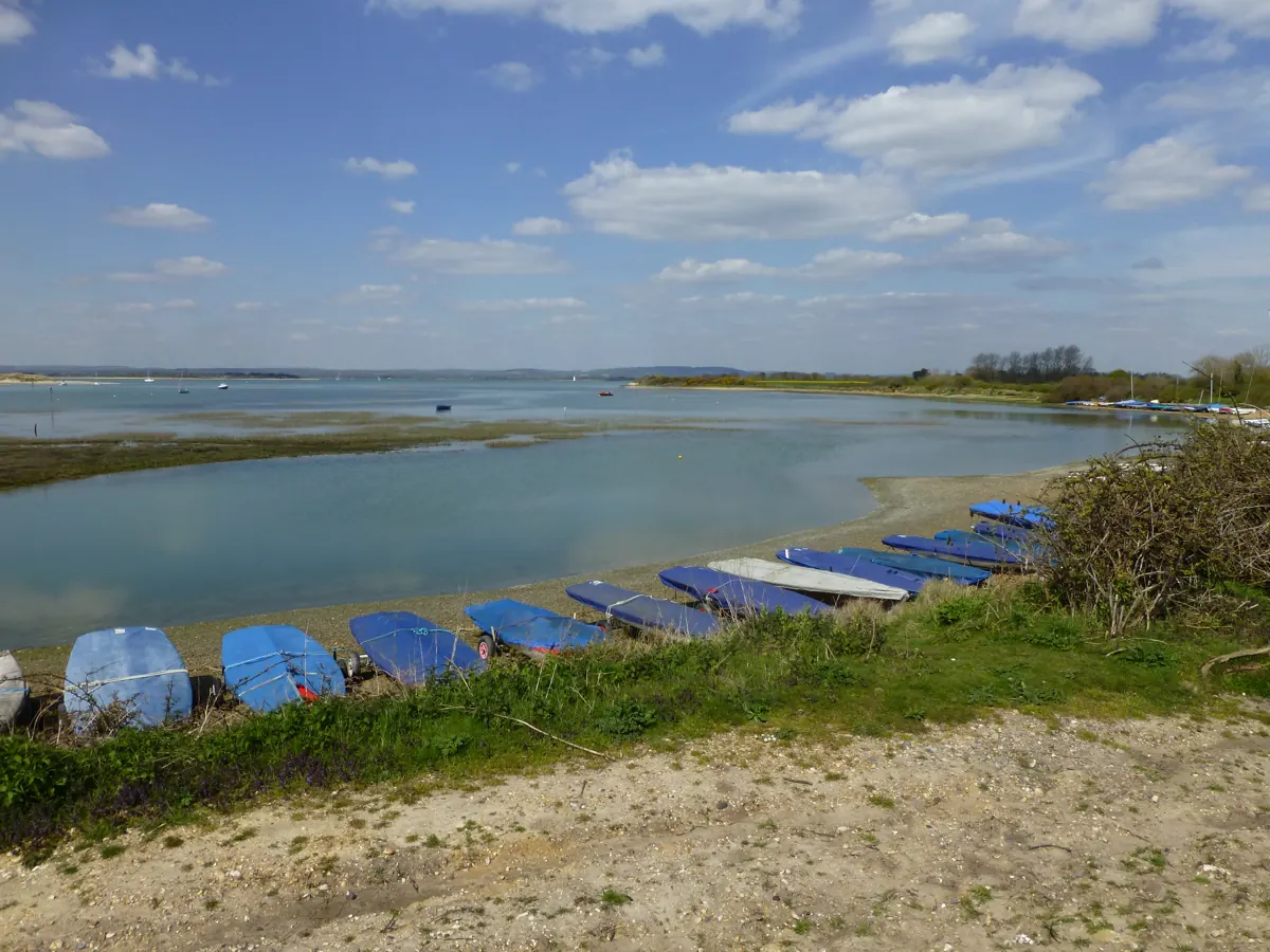 Snowhill Creek at West Wittering, looking north into Chichester Harbour